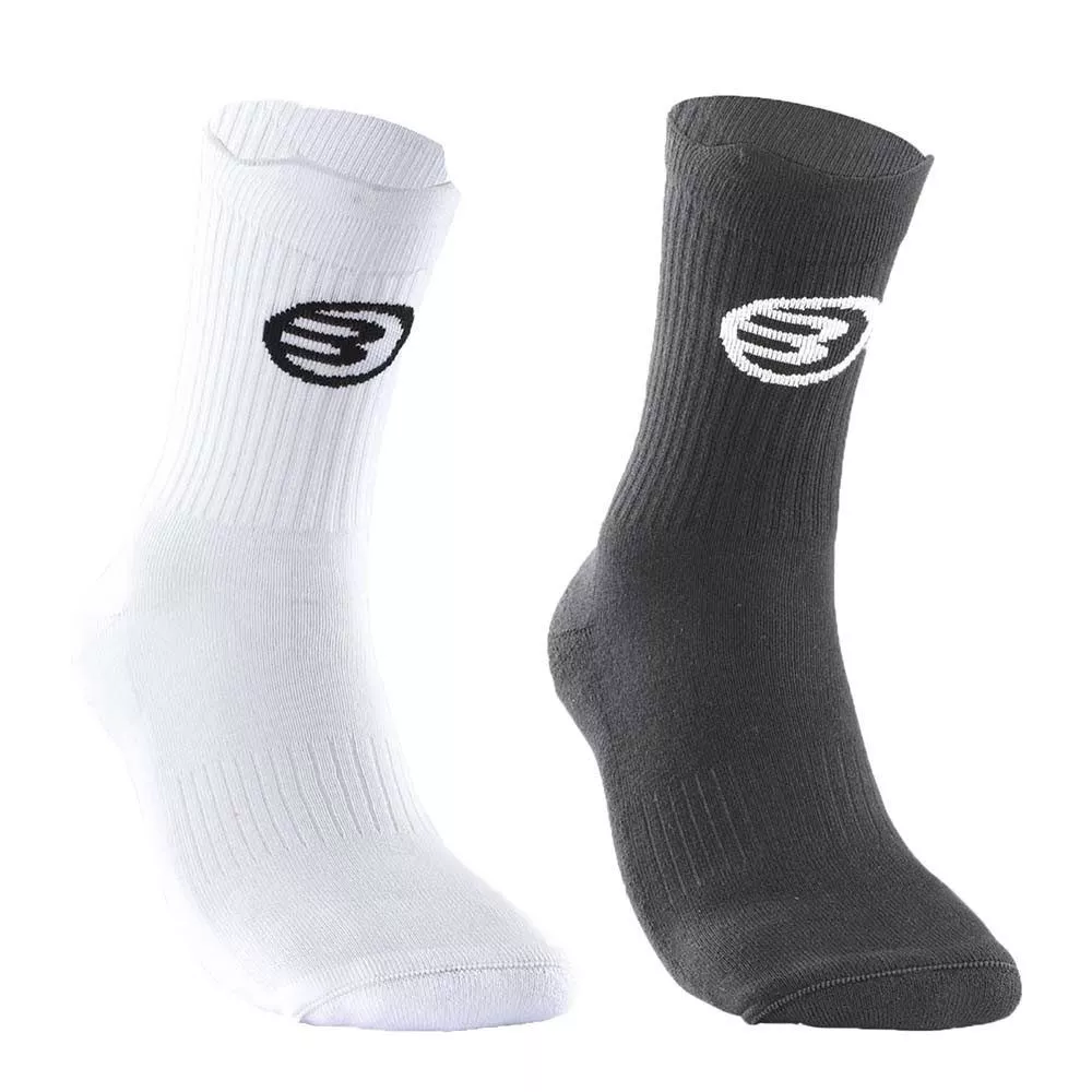 Chaussettes Bullpadel BP263 Noir / Blanc (2 paires)