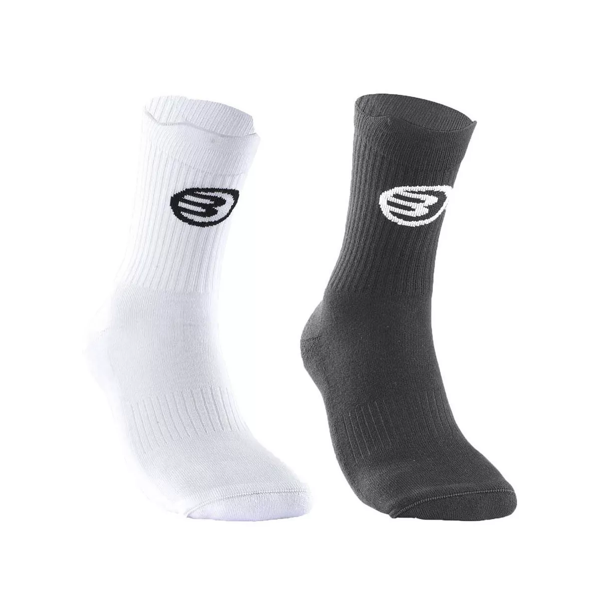 Chaussettes Bullpadel BP263 Noir / Blanc (2 paires)