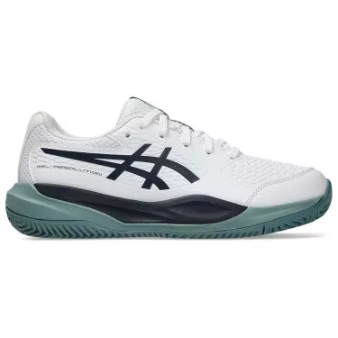 Chaussures Asics Gel Resolution X GS Junior Blanc / Bleu nuit