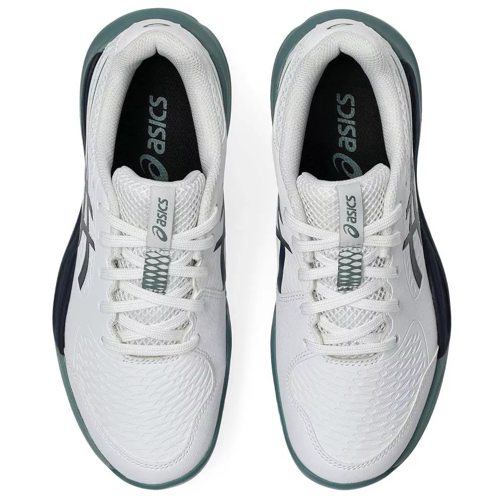 Chaussures Asics Gel Resolution X GS Junior Blanc / Bleu nuit