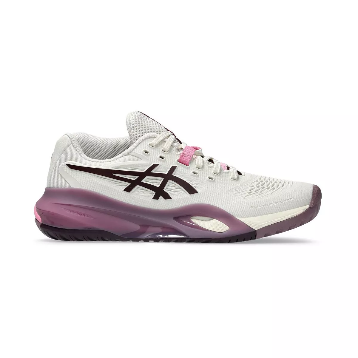 Chaussures Asics Gel Resolution X Femme Blanc / Violet