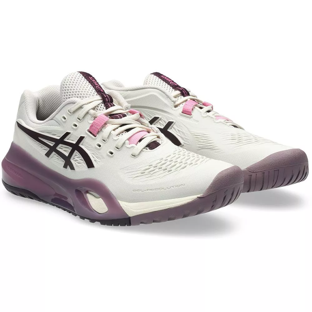 Chaussures Asics Gel Resolution X Femme Blanc / Violet