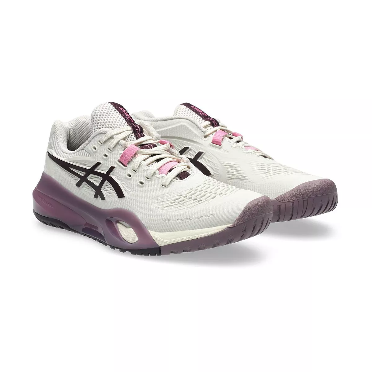 Chaussures Asics Gel Resolution X Femme Blanc / Violet