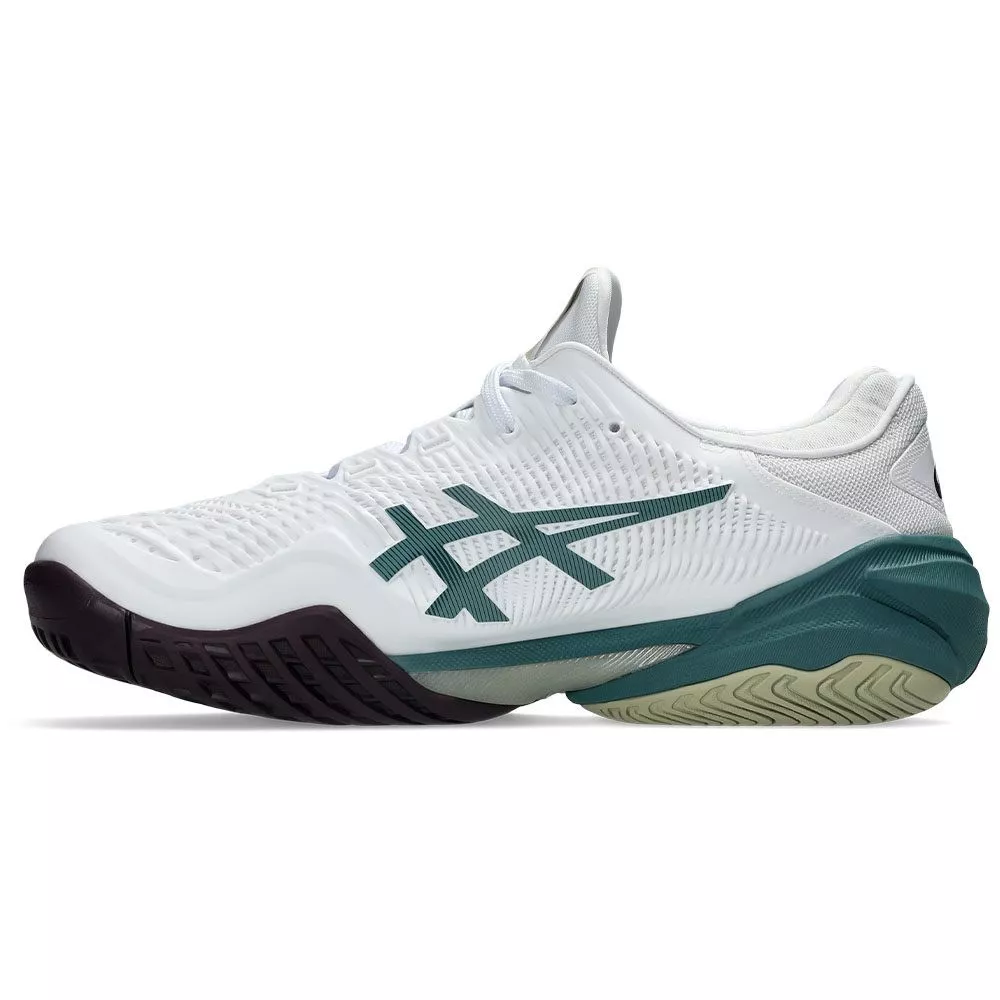 Chaussures Asics Gel Court FF 3 Blanc / Vert