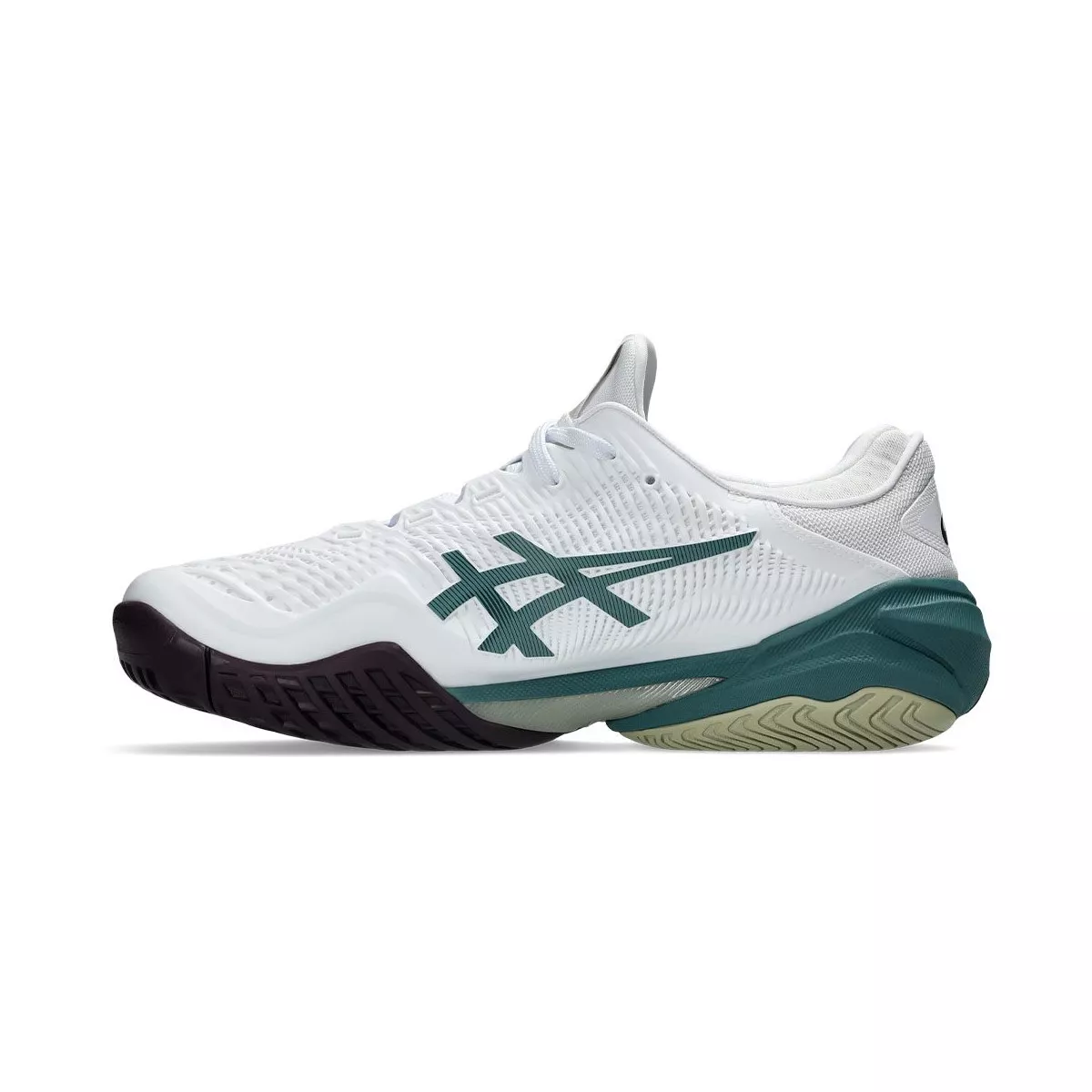 Chaussures Asics Gel Court FF 3 Blanc / Vert