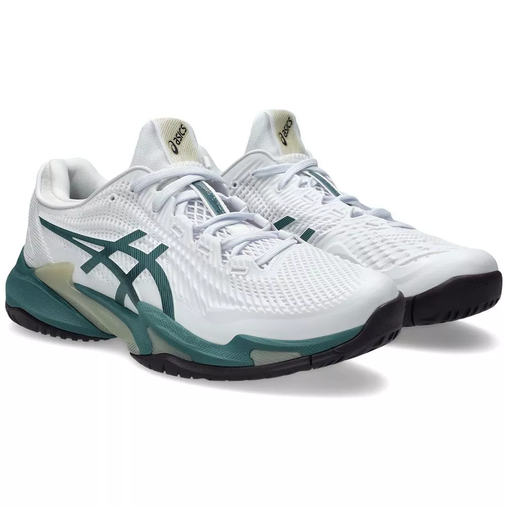 Chaussures Asics Gel Court FF 3 Blanc / Vert