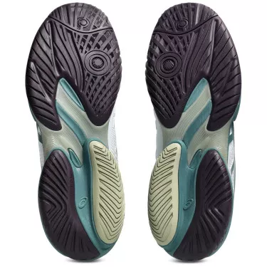 Chaussures Asics Gel Court FF 3 Blanc / Vert