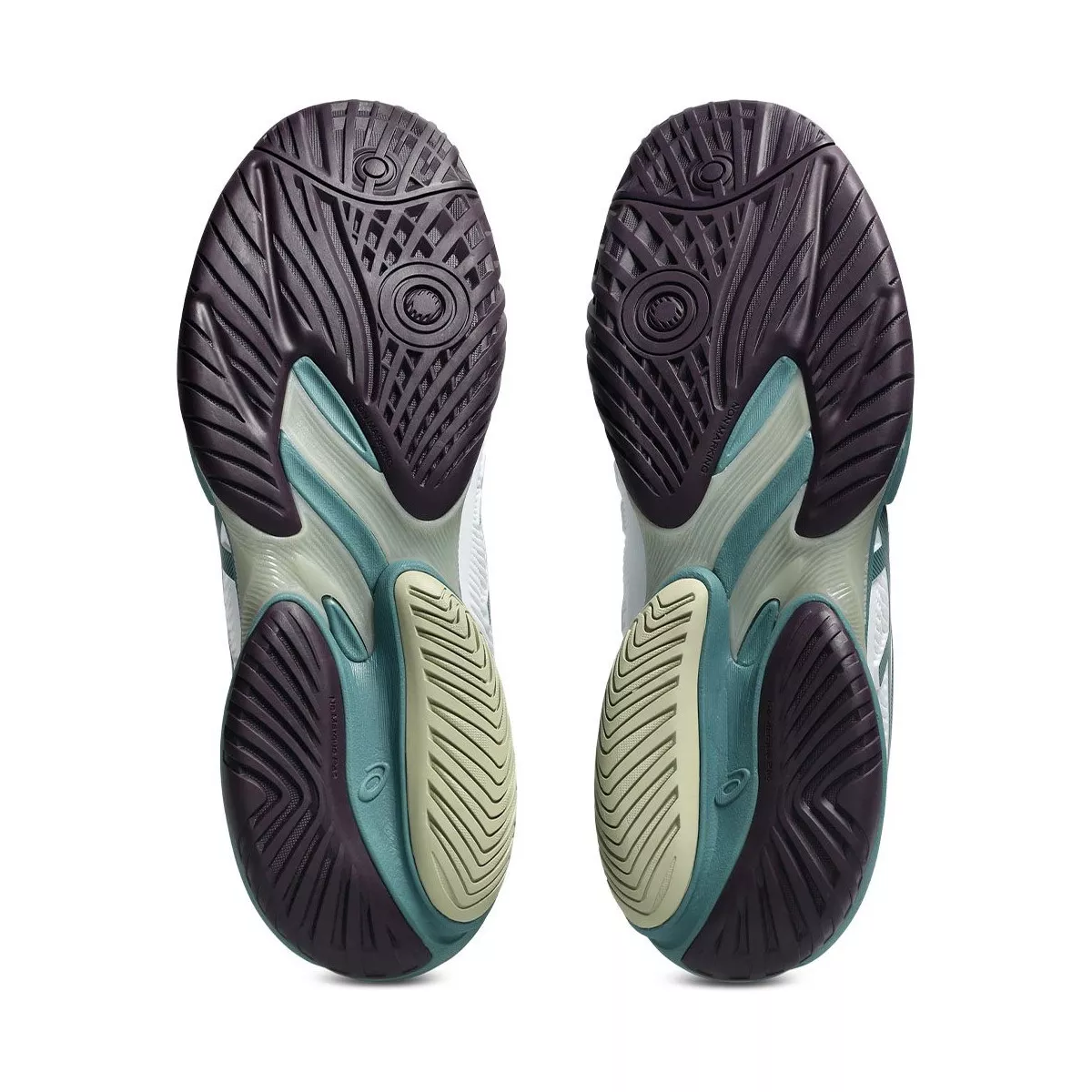 Chaussures Asics Gel Court FF 3 Blanc / Vert