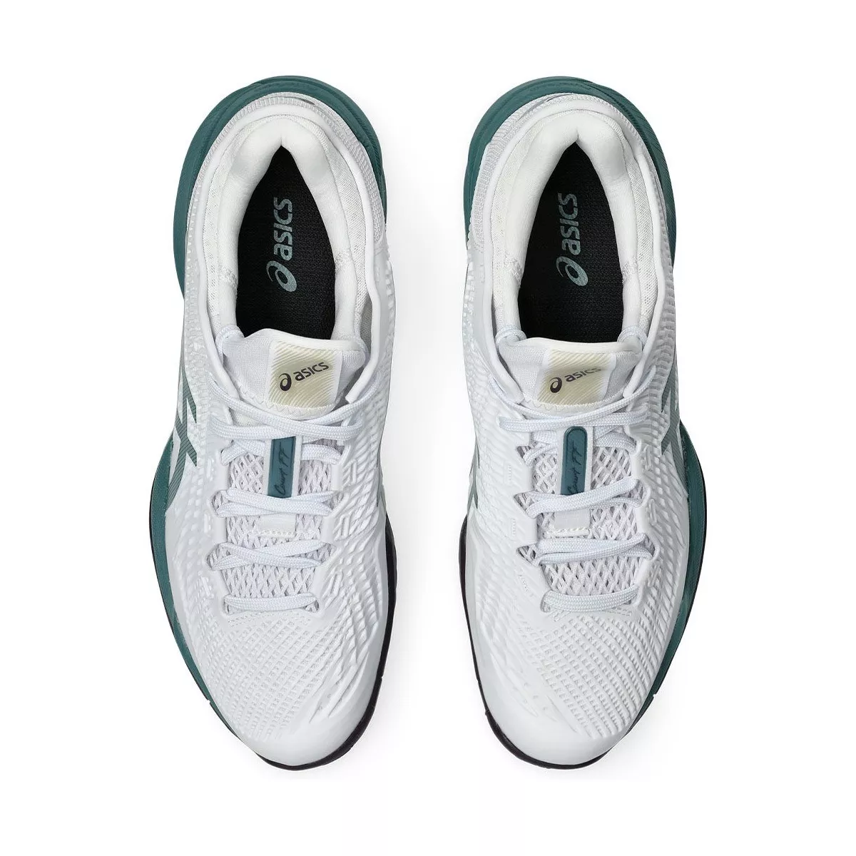 Chaussures Asics Gel Court FF 3 Blanc / Vert