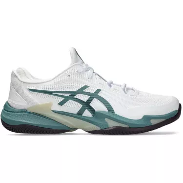 Chaussures Asics Gel Court FF 3 terre battue Blanc / Vert