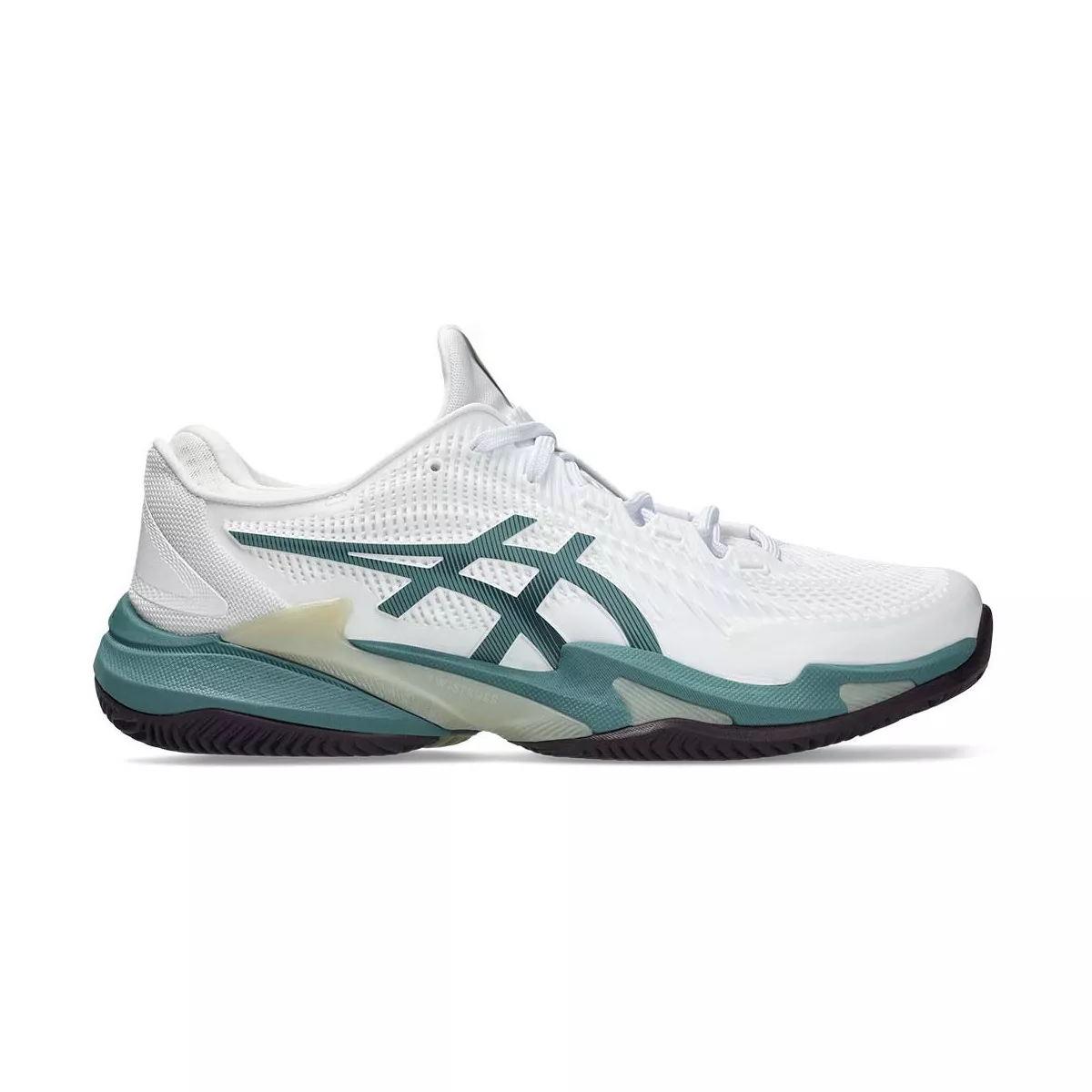 Chaussures Asics Gel Court FF 3 terre battue Blanc / Vert