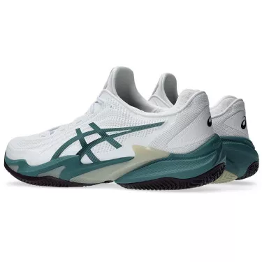 Chaussures Asics Gel Court FF 3 terre battue Blanc / Vert
