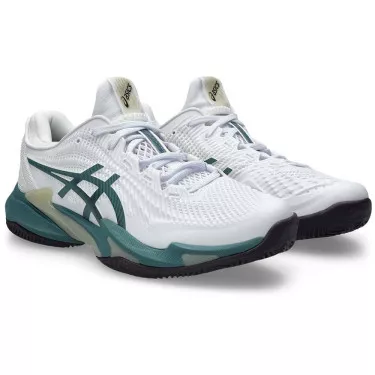 Chaussures Asics Gel Court FF 3 terre battue Blanc / Vert