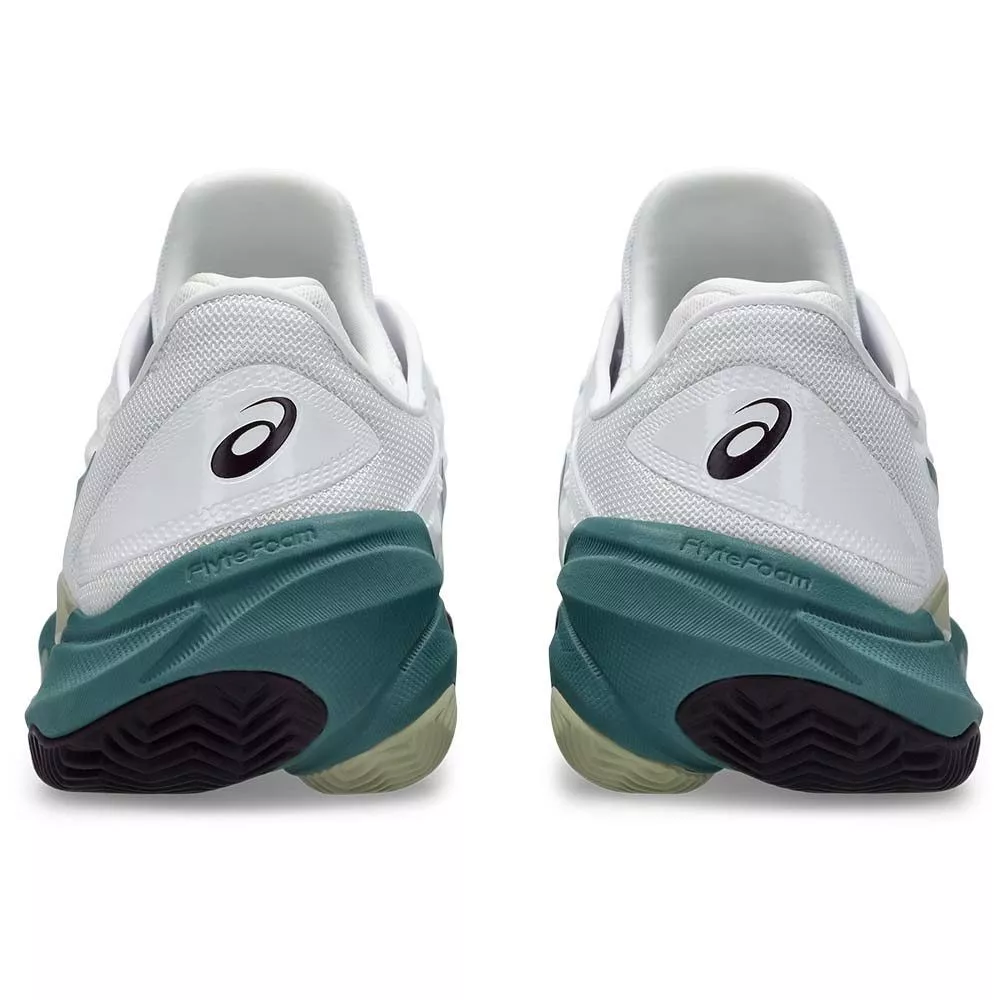 Chaussures Asics Gel Court FF 3 terre battue Blanc / Vert