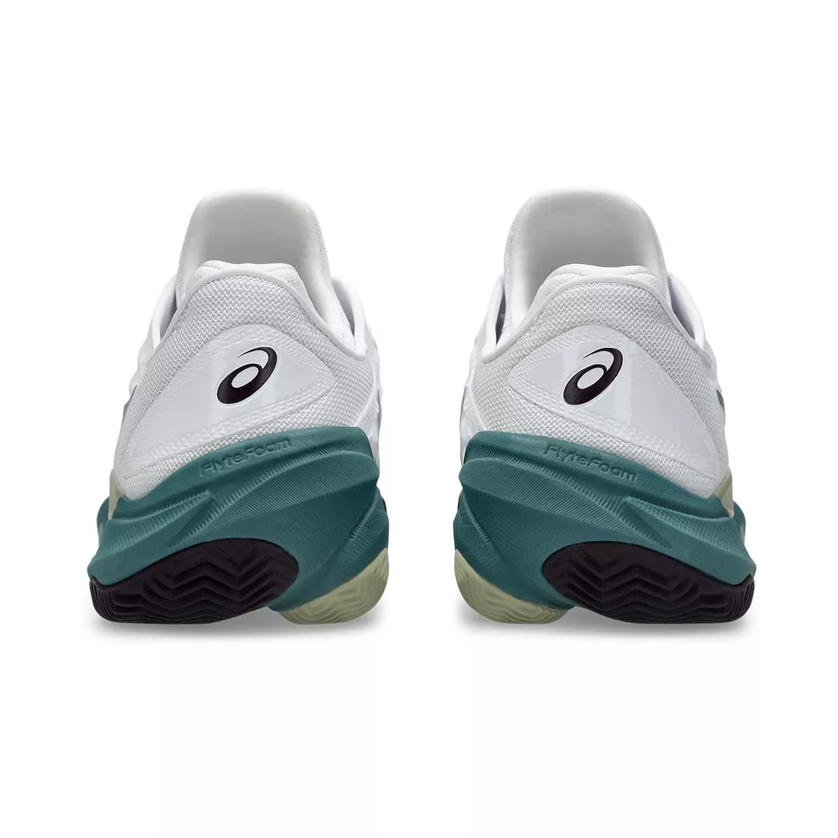 Chaussures Asics Gel Court FF 3 terre battue Blanc / Vert