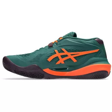 Asics Gel Resolution X Padel Schoenen Groen / Oranje