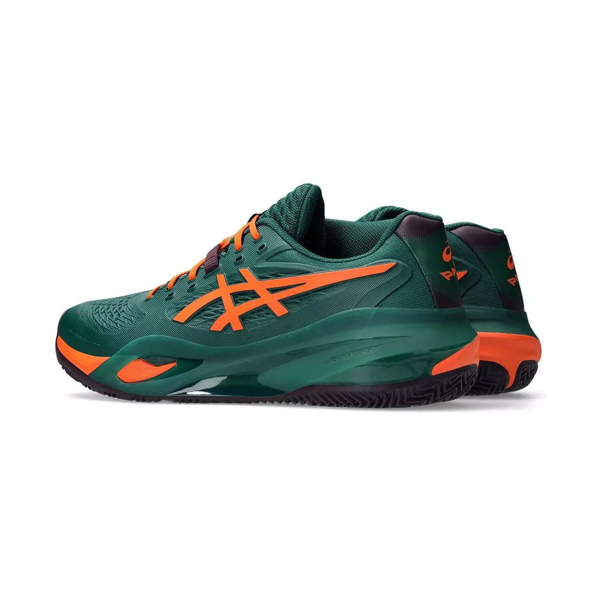 Asics Gel Resolution X Padel Schoenen Groen / Oranje