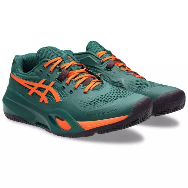 Asics Gel Resolution X Padel Schoenen Groen / Oranje