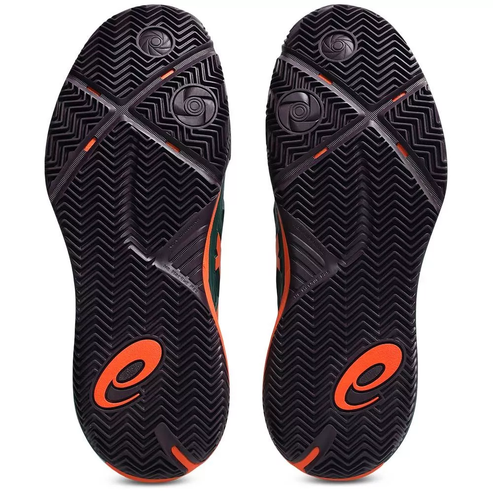 Asics Gel Resolution X Padel Schoenen Groen / Oranje