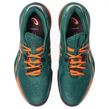 Asics Gel Resolution X Padel Schoenen Groen / Oranje