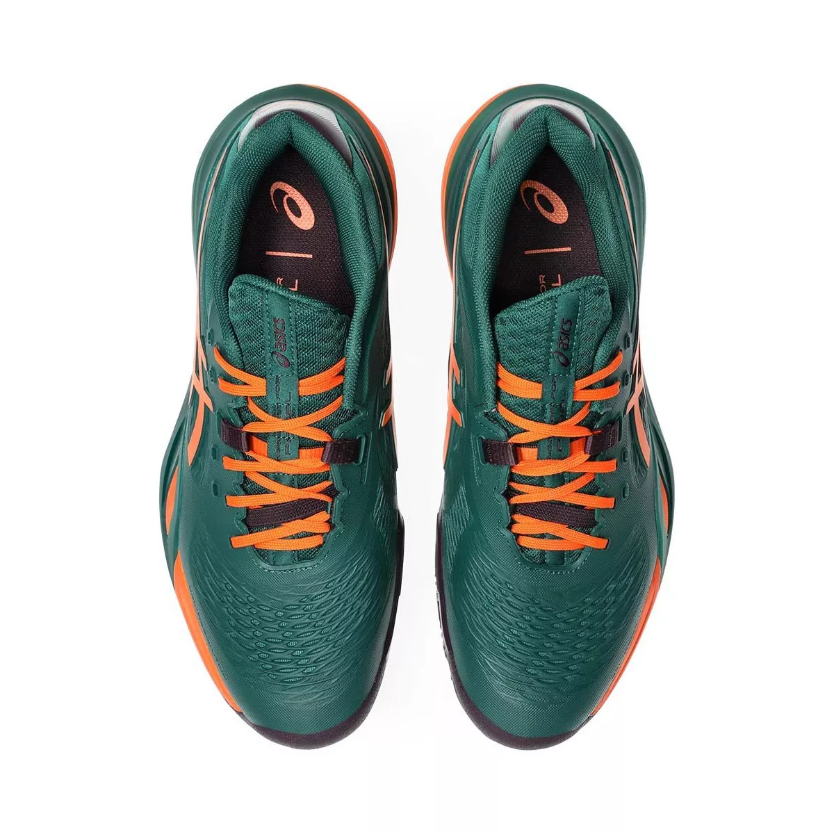Asics Gel Resolution X Padel Schoenen Groen / Oranje