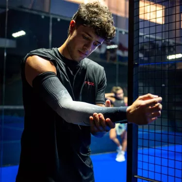 Manchon de compression Floky NO-STRAIN Evolution X Agustín Tapia