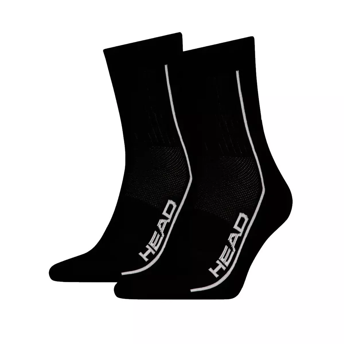 Chaussettes Head Performance Mi-Long x 2 Noir