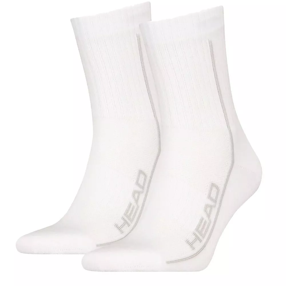Chaussettes Head Performance Mi-Long x 2 Blanc