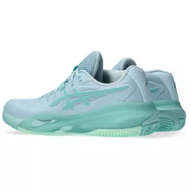 Chaussures Asics Gel Resolution X terre battue Femme Bleu pastel / Vert