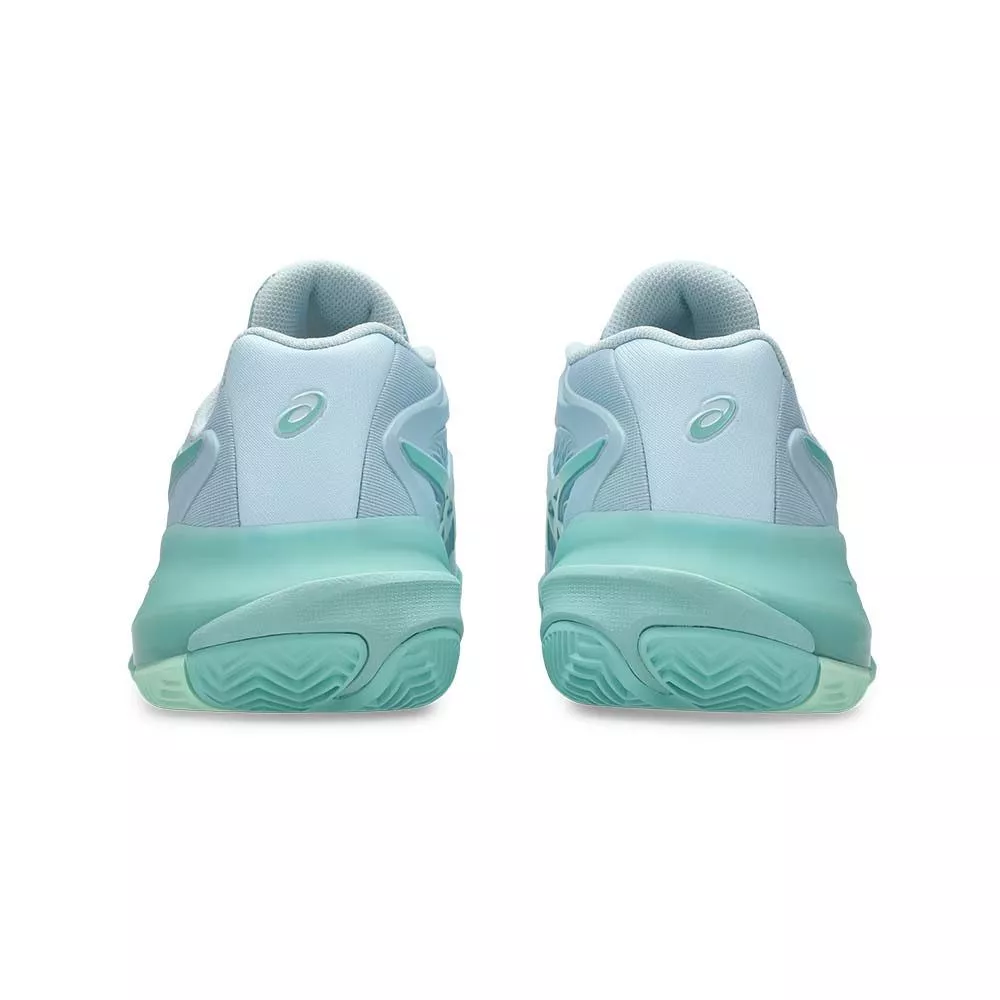 Chaussures Asics Gel Resolution X terre battue Femme Bleu pastel / Vert