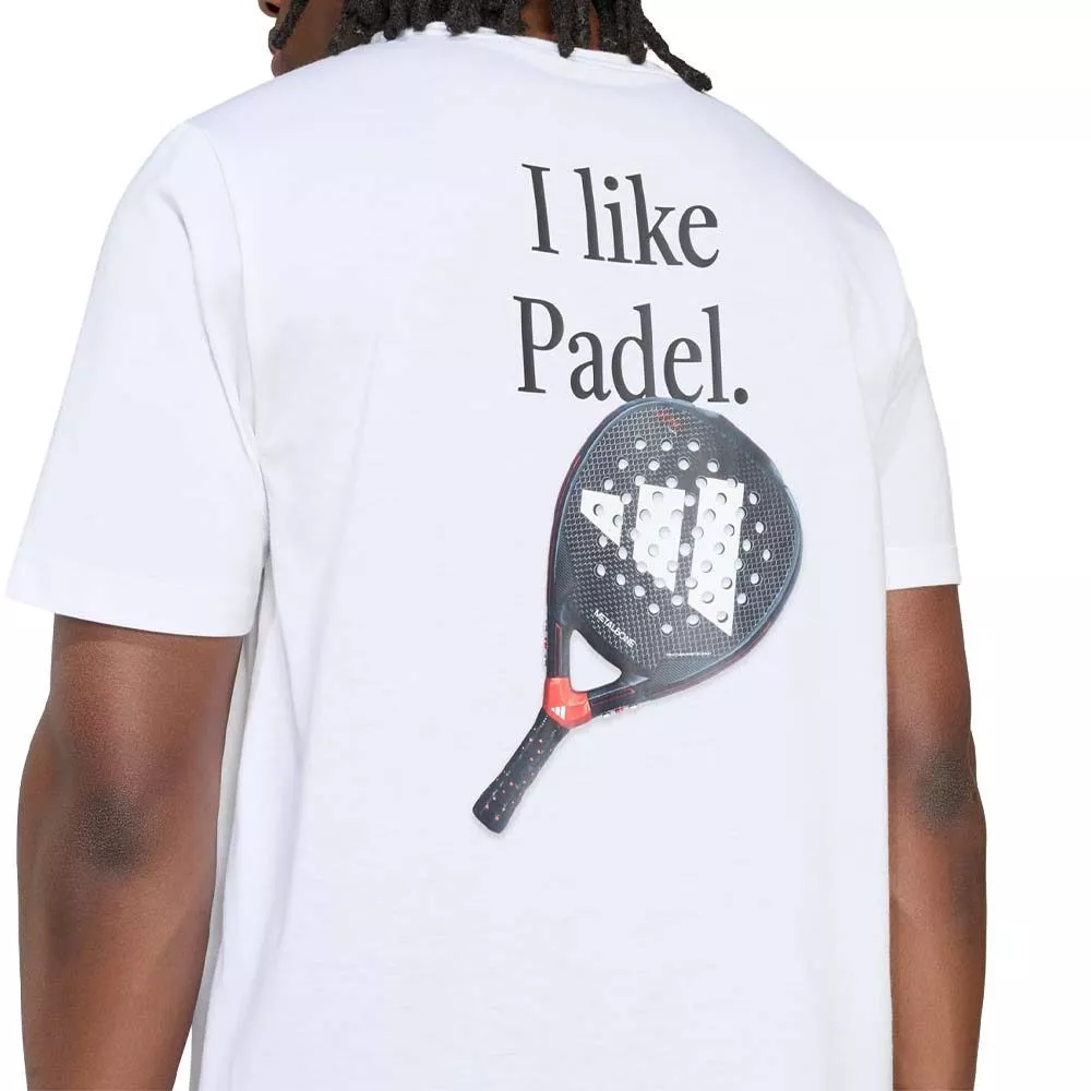 T-Shirt Adidas Padel Graphique Blanc