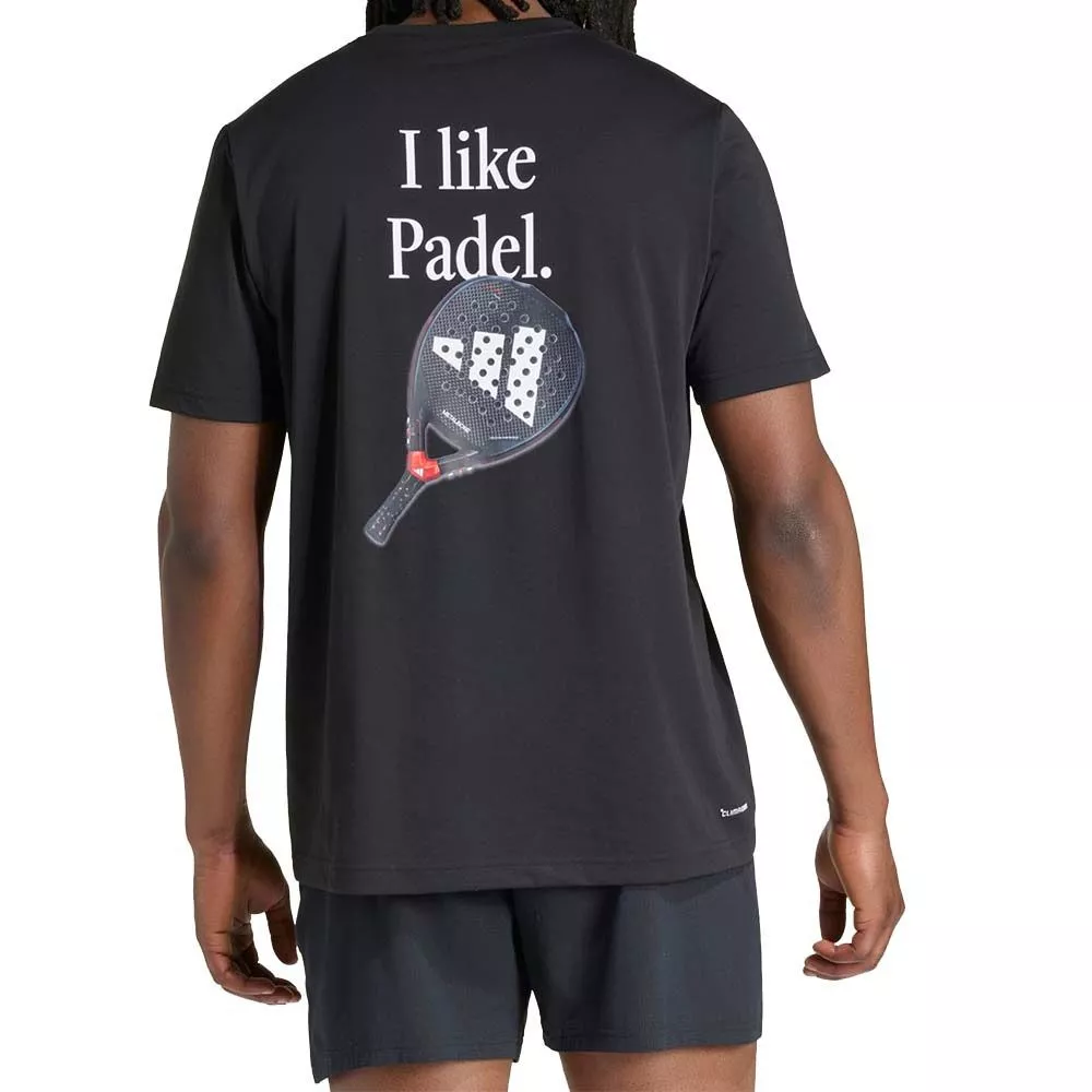 T-Shirt Adidas Padel Graphique Noir