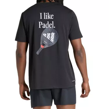 T-Shirt Adidas Padel Graphique Noir