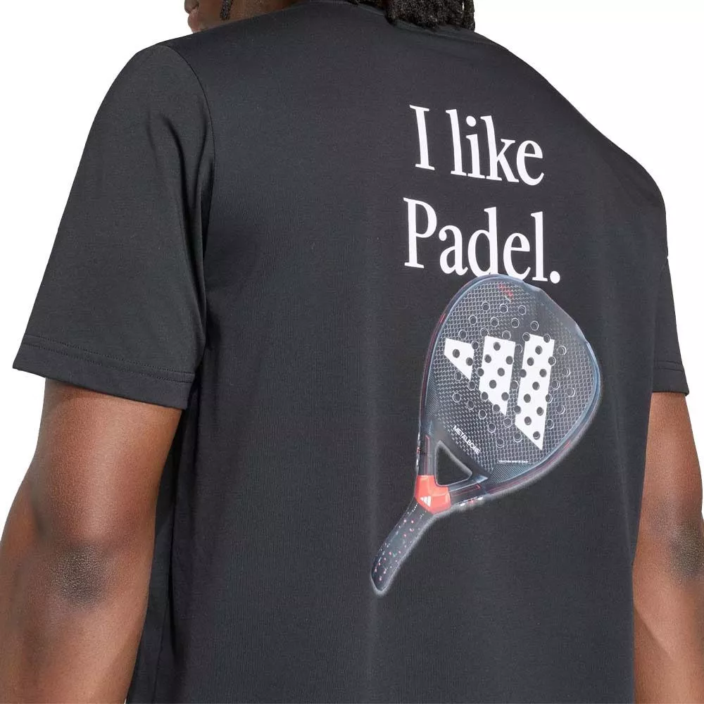 T-Shirt Adidas Padel Graphique Noir