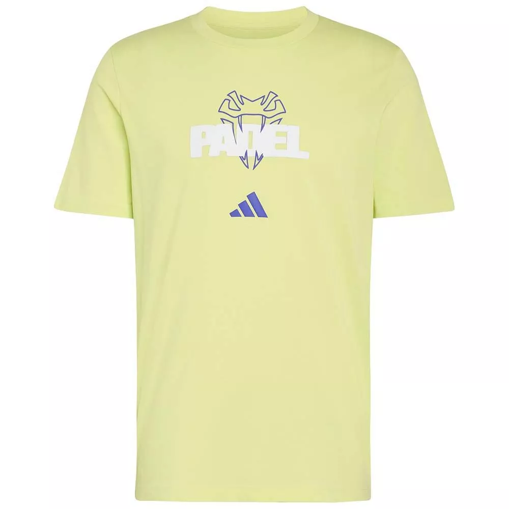 T-Shirt Adidas Padel Graphique Jaune