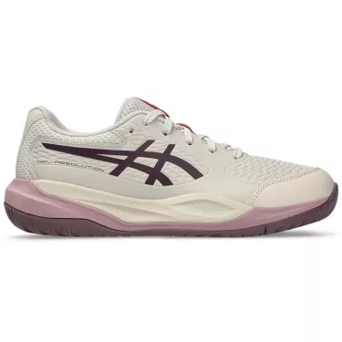 Chaussures Asics Gel Resolution X GS Junior Beige