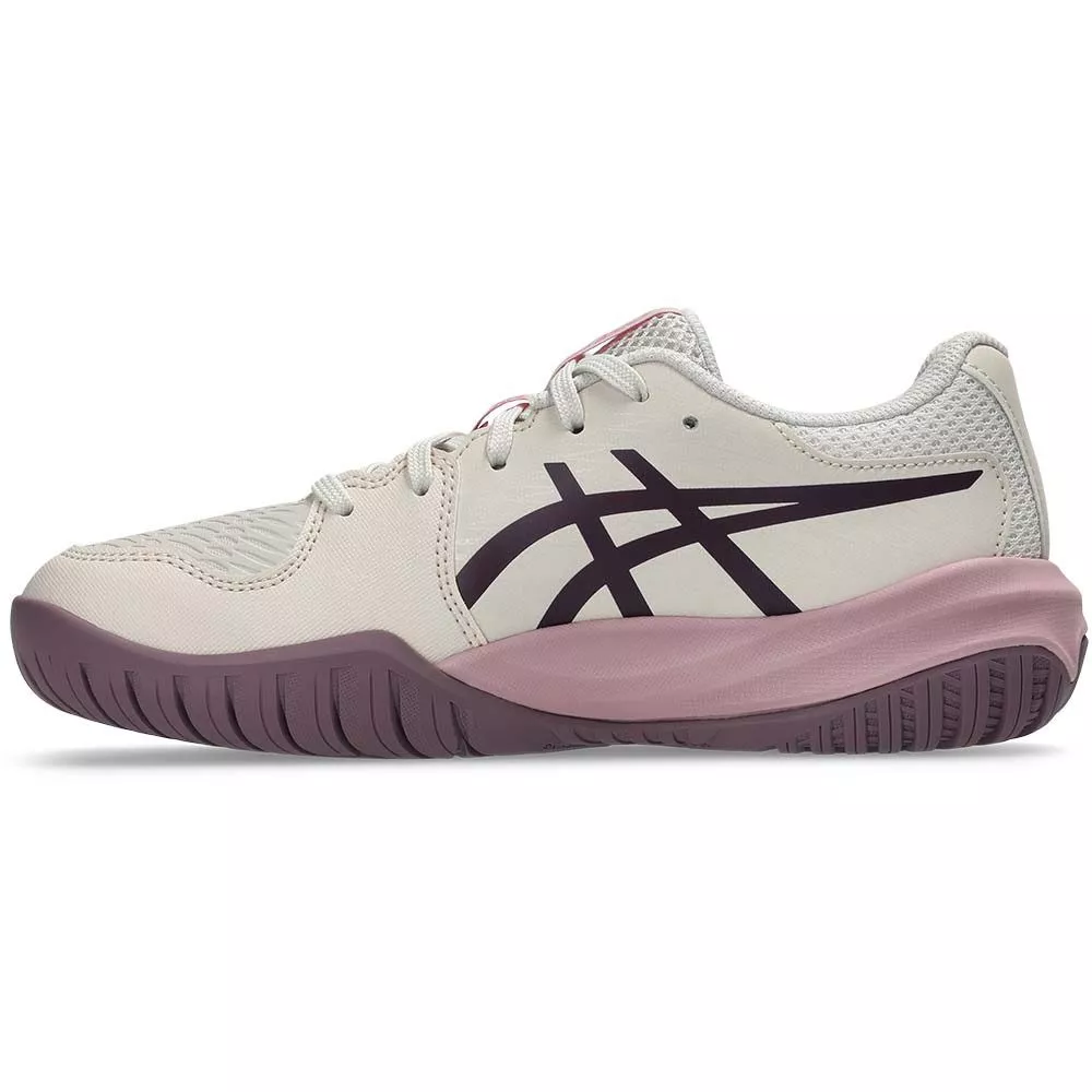 Chaussures Asics Gel Resolution X GS Junior Beige