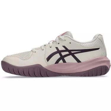 Chaussures Asics Gel Resolution X GS Junior Beige