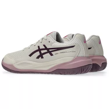Chaussures Asics Gel Resolution X GS Junior Beige