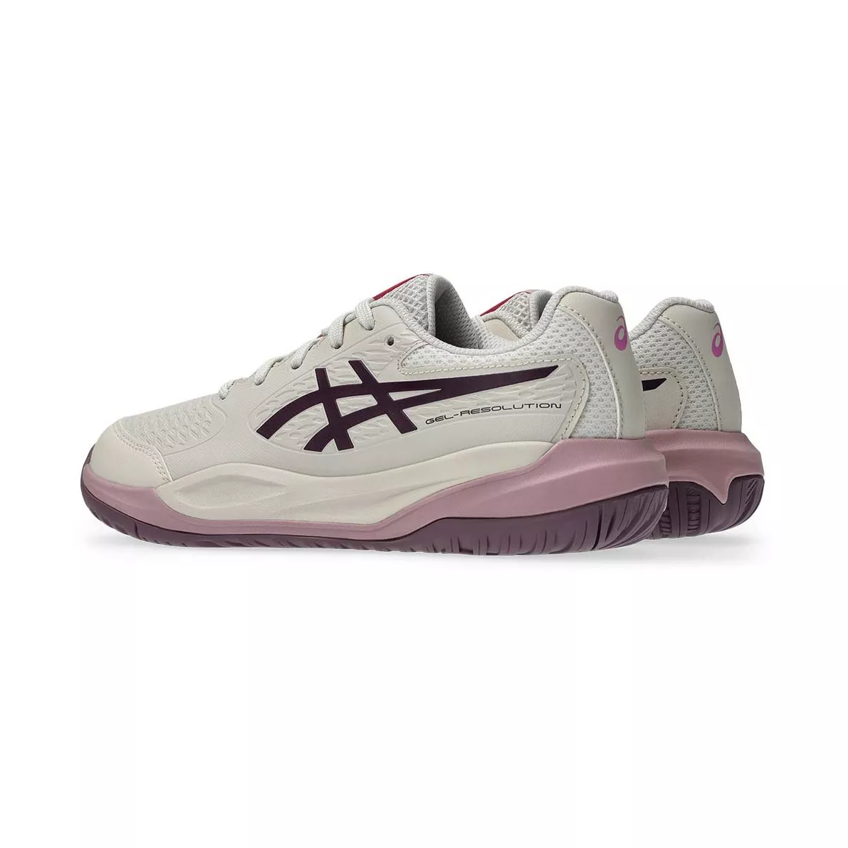 Chaussures Asics Gel Resolution X GS Junior Beige