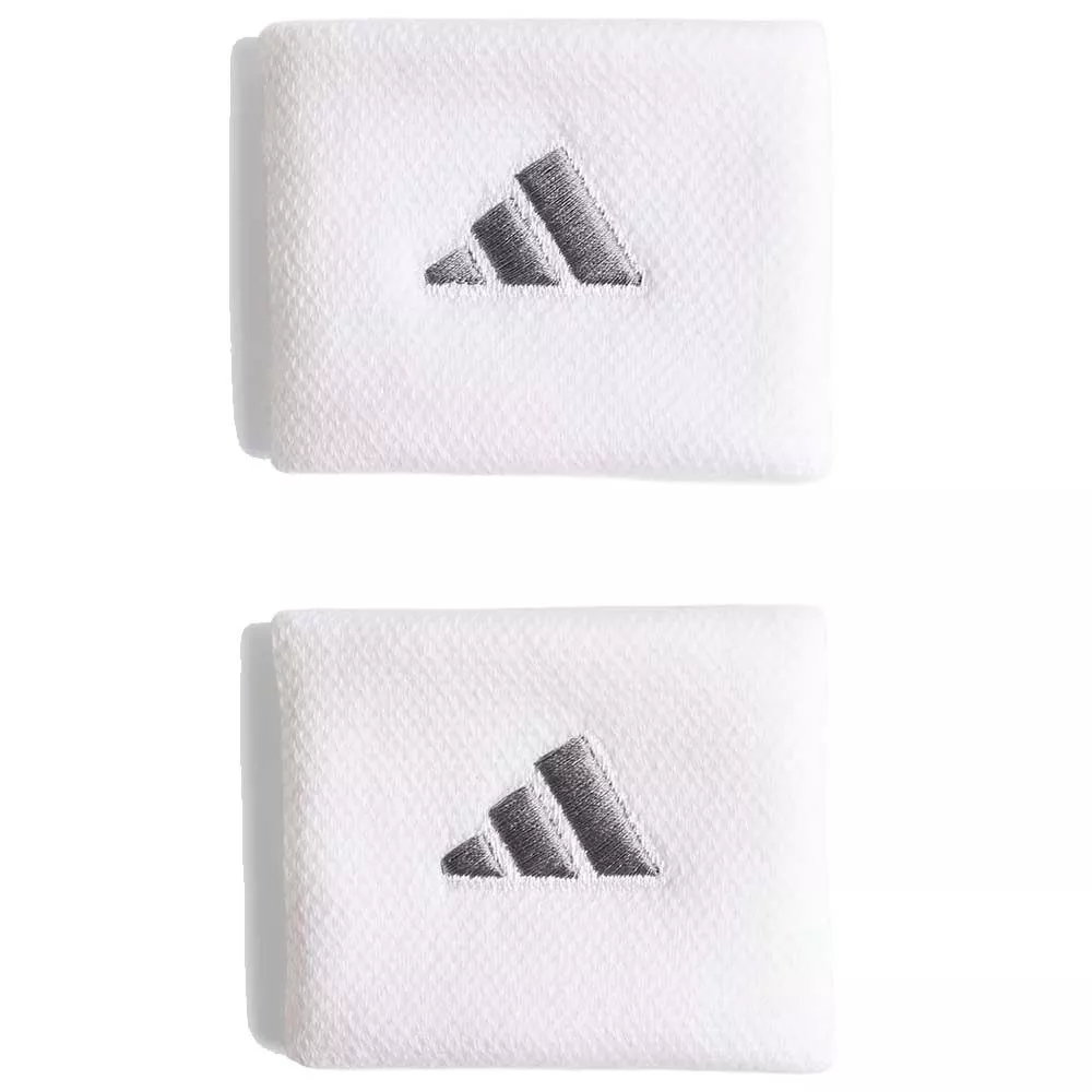 Adidas Polsbandjes Wit / Zilver x 2