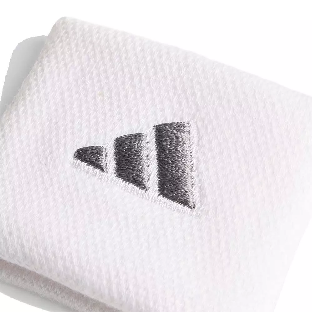 Adidas Polsbandjes Wit / Zilver x 2