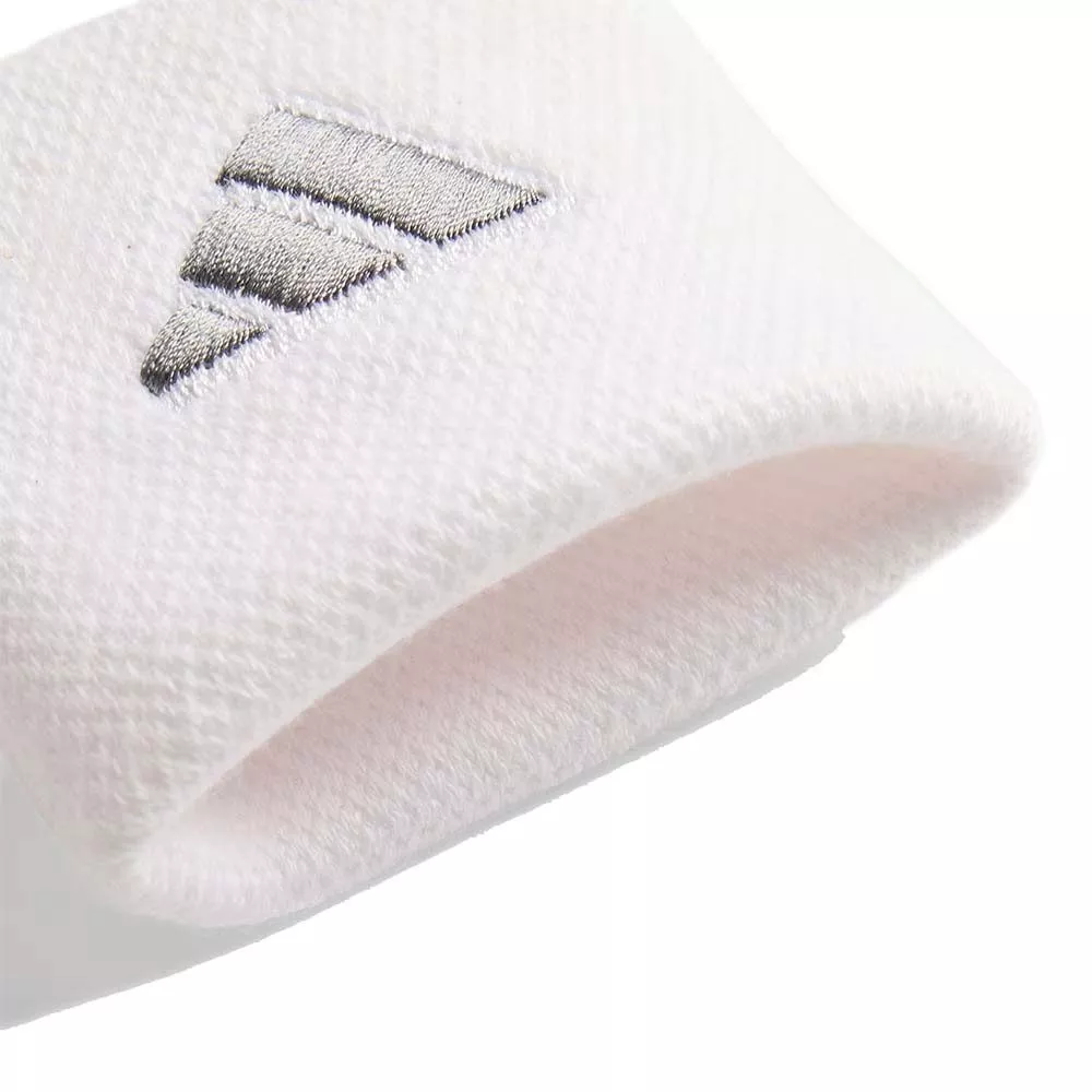 Adidas Polsbandjes Wit / Zilver x 2
