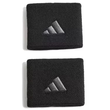 Serre-Poignets Adidas Noir / Argent x 2