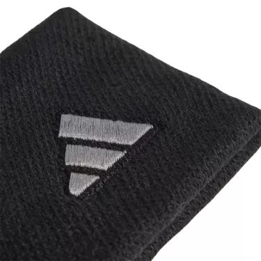 Serre-Poignets Adidas Noir / Argent x 2