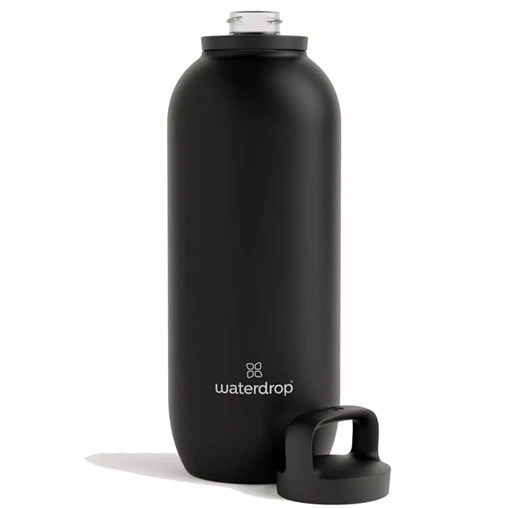 Thermo Waterdrop Bidon 1.4L Zwart