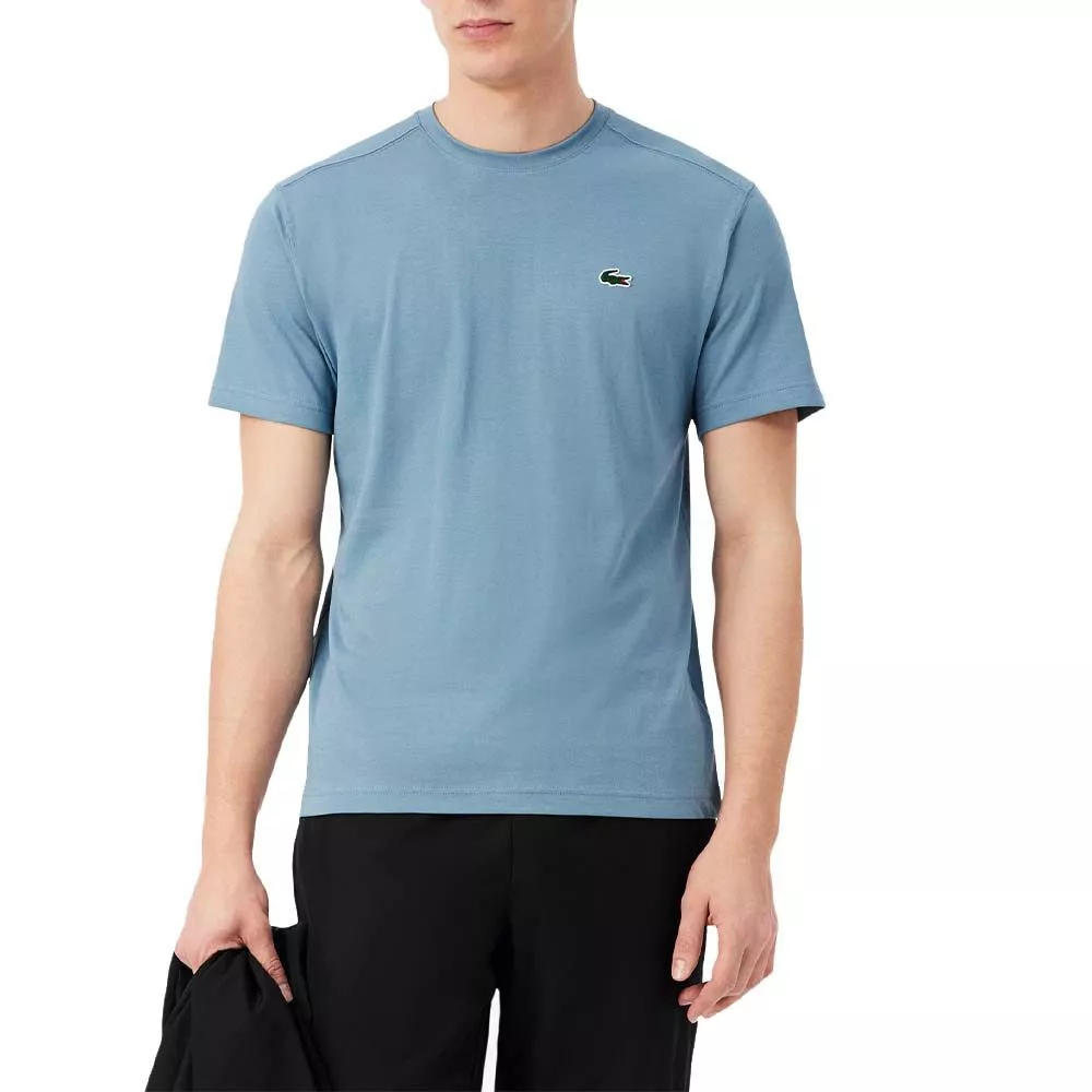 Lacoste Sport Ultra Dry Katoenen T-Shirt Blauw