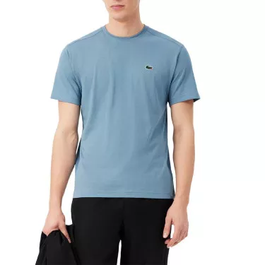 Lacoste Sport Ultra Dry Katoenen T-Shirt Blauw