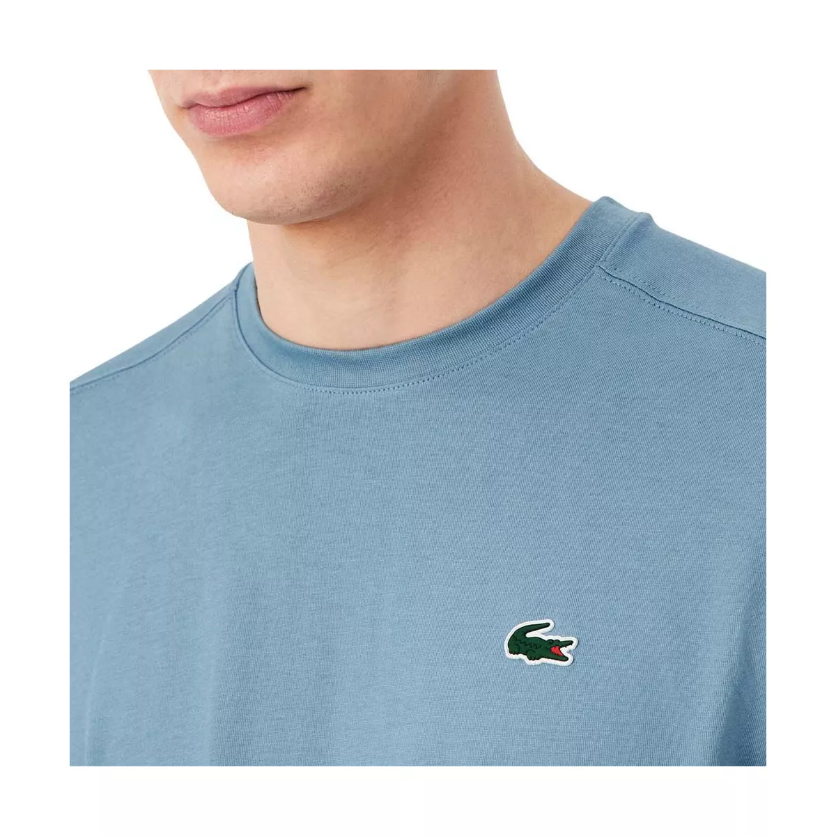Lacoste Sport Ultra Dry Katoenen T-Shirt Blauw