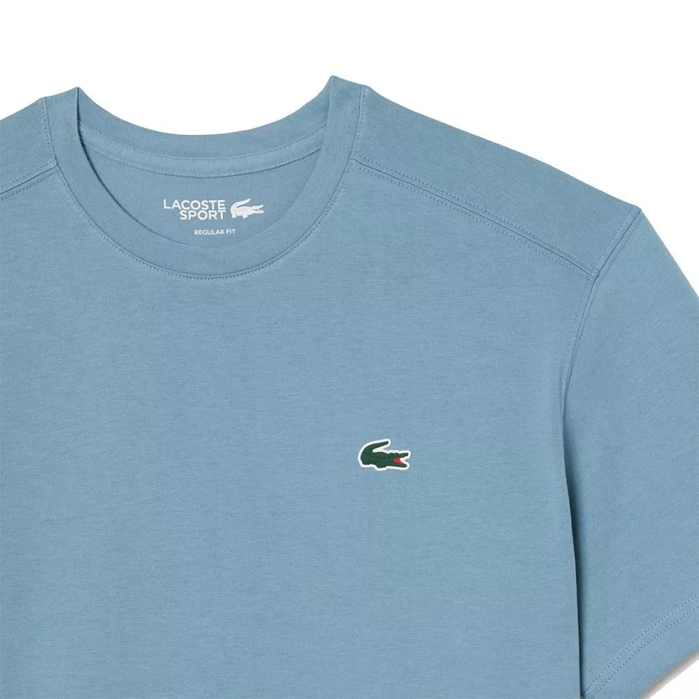 Lacoste Sport Ultra Dry Katoenen T-Shirt Blauw